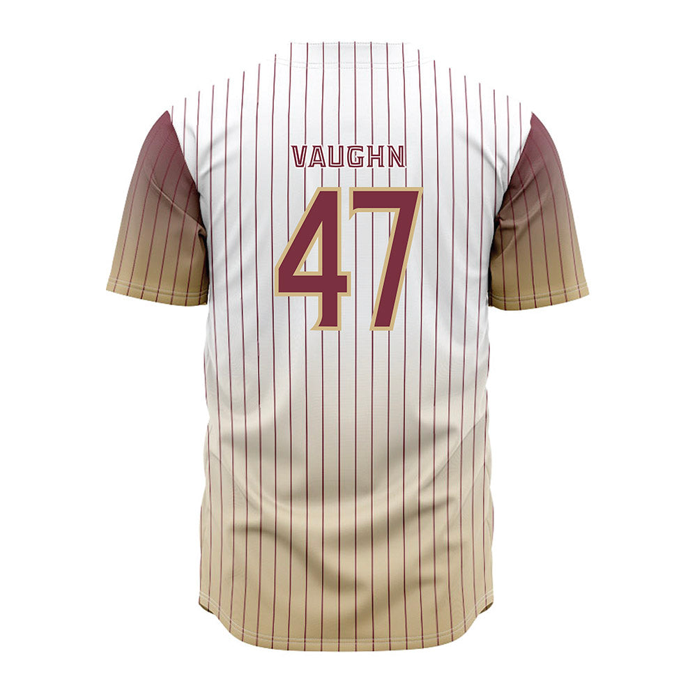 FSU - NCAA Baseball : Rhett Vaughn - Pinstripe Jersey-1