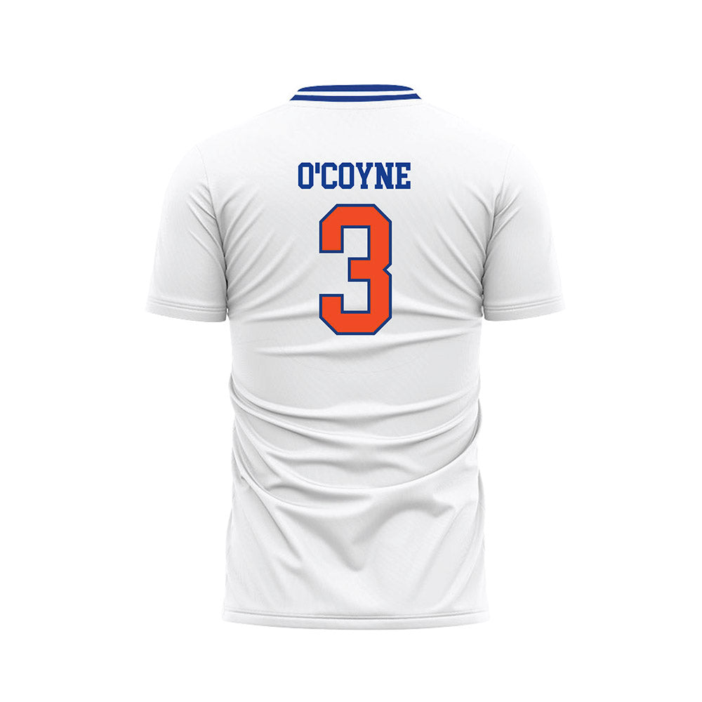 Florida - NCAA Women's Soccer : Tatum O'Coyne - Retro White Soccer Jersey-1