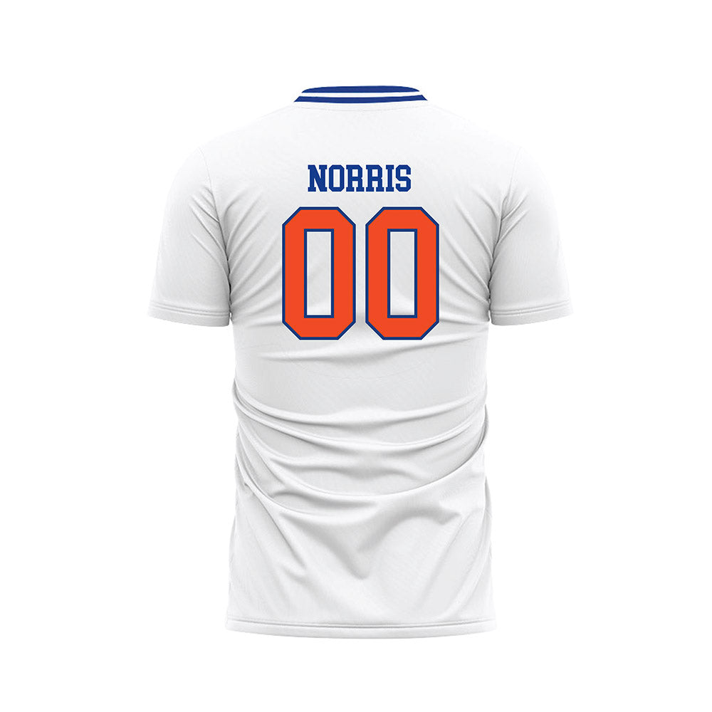 Florida - NCAA Women's Soccer : Nylah Norris - Retro White Soccer Jersey-1