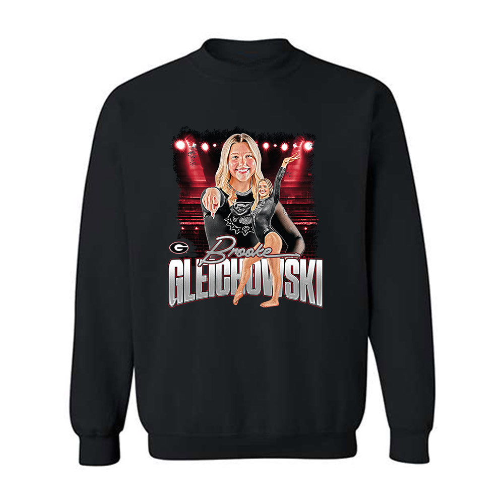 Georgia - NCAA Women's Gymnastics : Brooke Gleichowski - Crewneck Sweatshirt-0