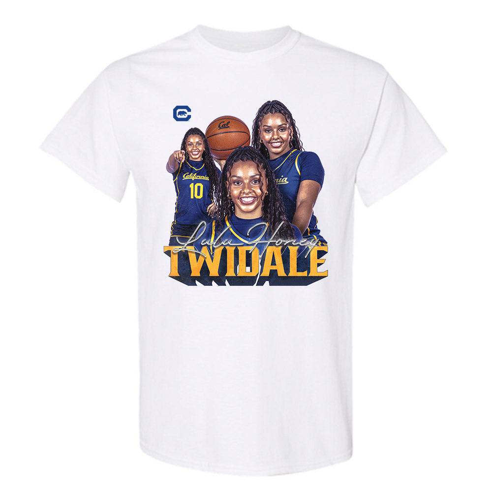 UC Berkeley - NCAA Women's Basketball : Lulu Twidale - Player Collage T-Shirt-0