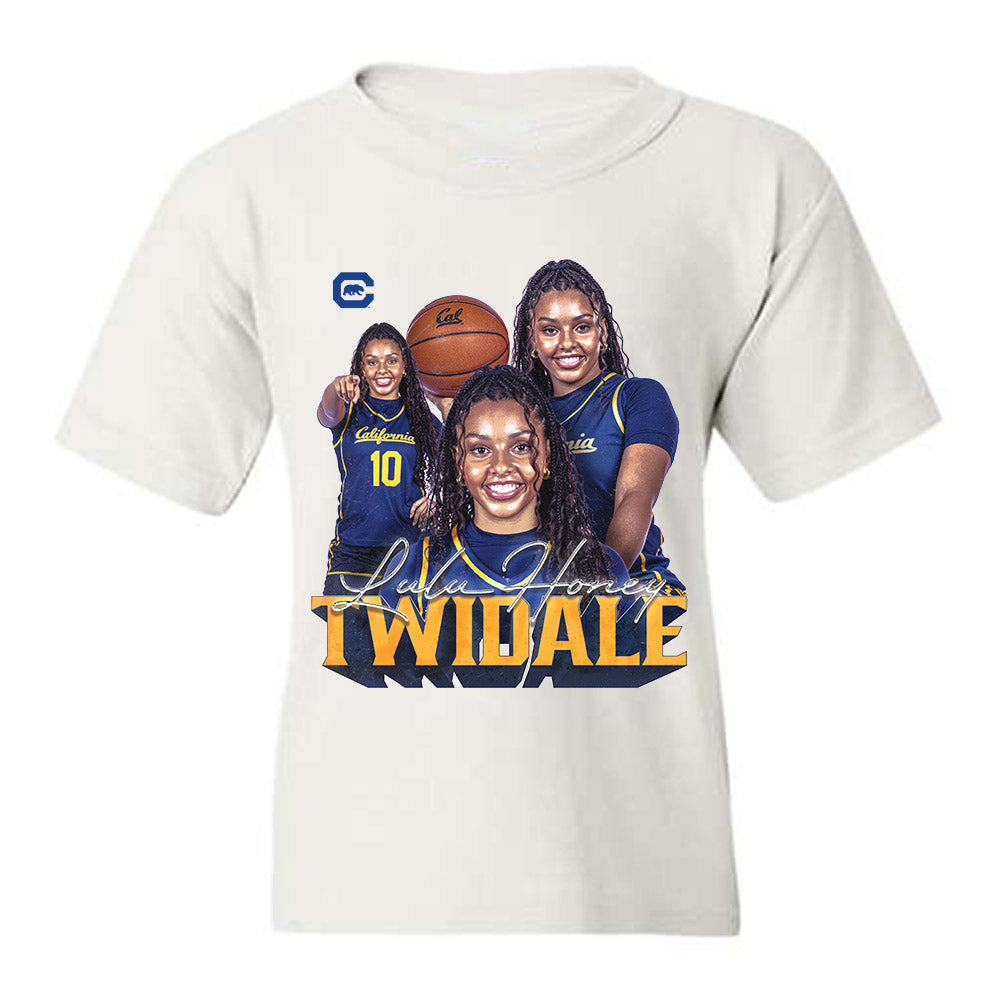 UC Berkeley - NCAA Women's Basketball : Lulu Twidale - Player Collage Youth T-Shirt-0