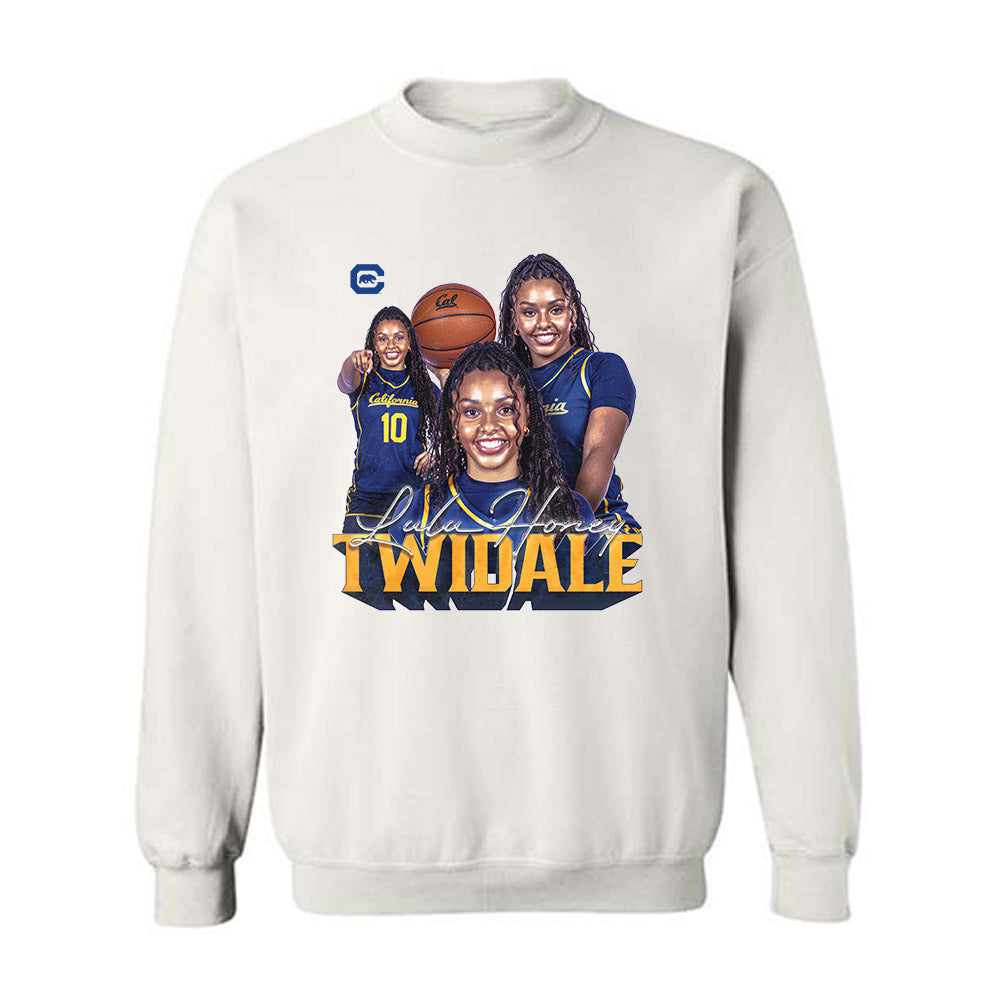 UC Berkeley - NCAA Women's Basketball : Lulu Twidale - Player Collage Crewneck Sweatshirt-0