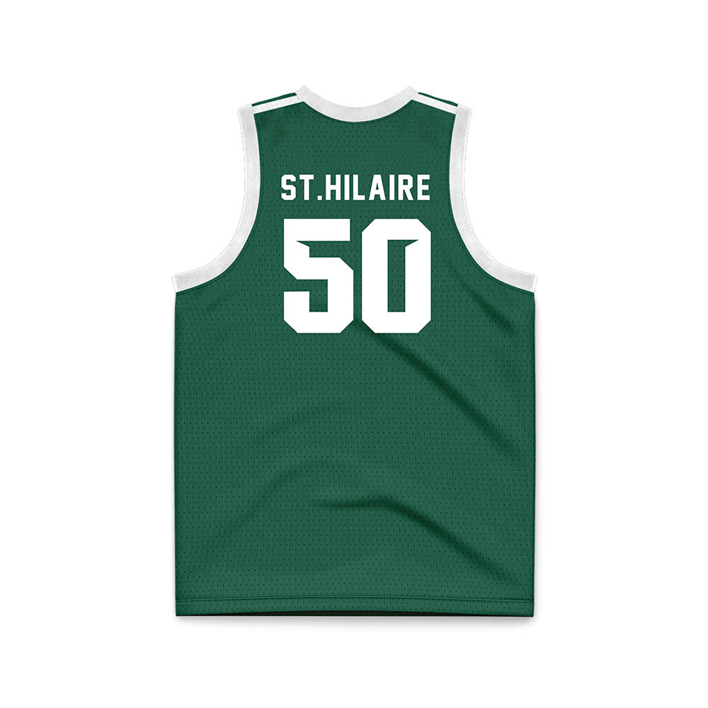 Cleveland State - NCAA Men's Basketball : Kevo St.Hilaire - Green Basketball Jersey-1
