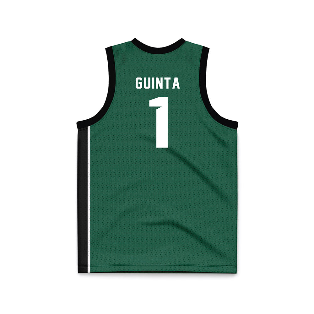 Cleveland State - NCAA Women's Basketball : Colby Guinta - Green Basketball Jersey-1