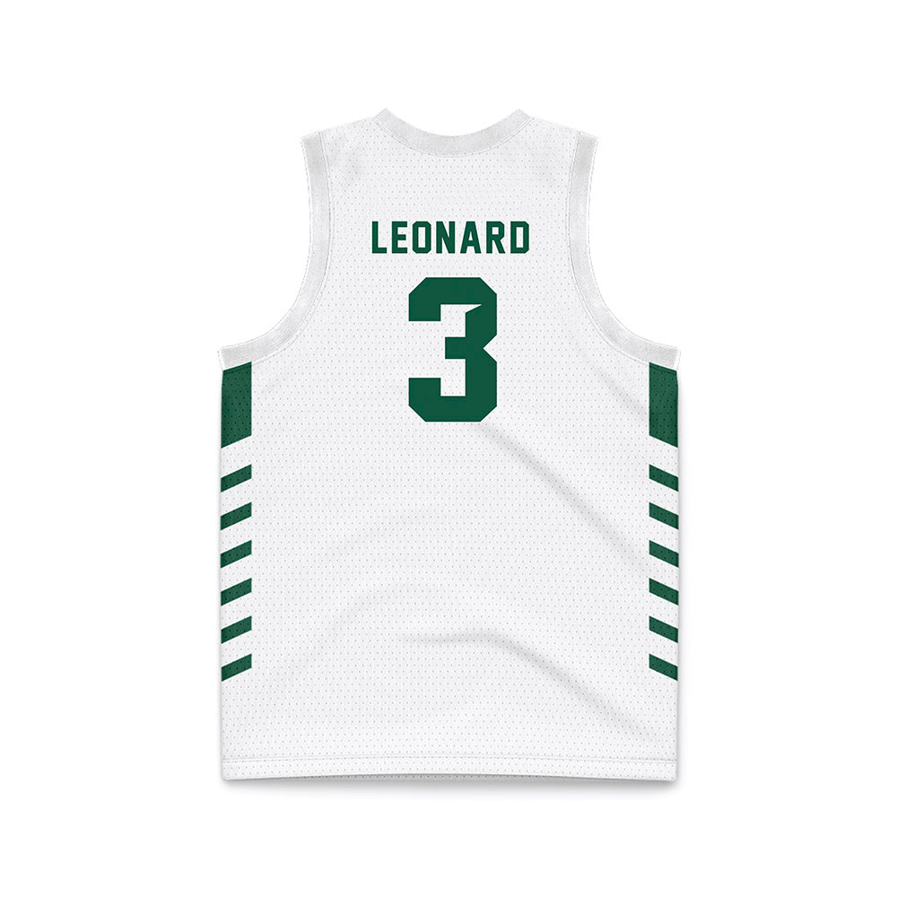 Cleveland State - NCAA Women's Basketball : Jada Leonard - White Retro Basketball Jersey-1