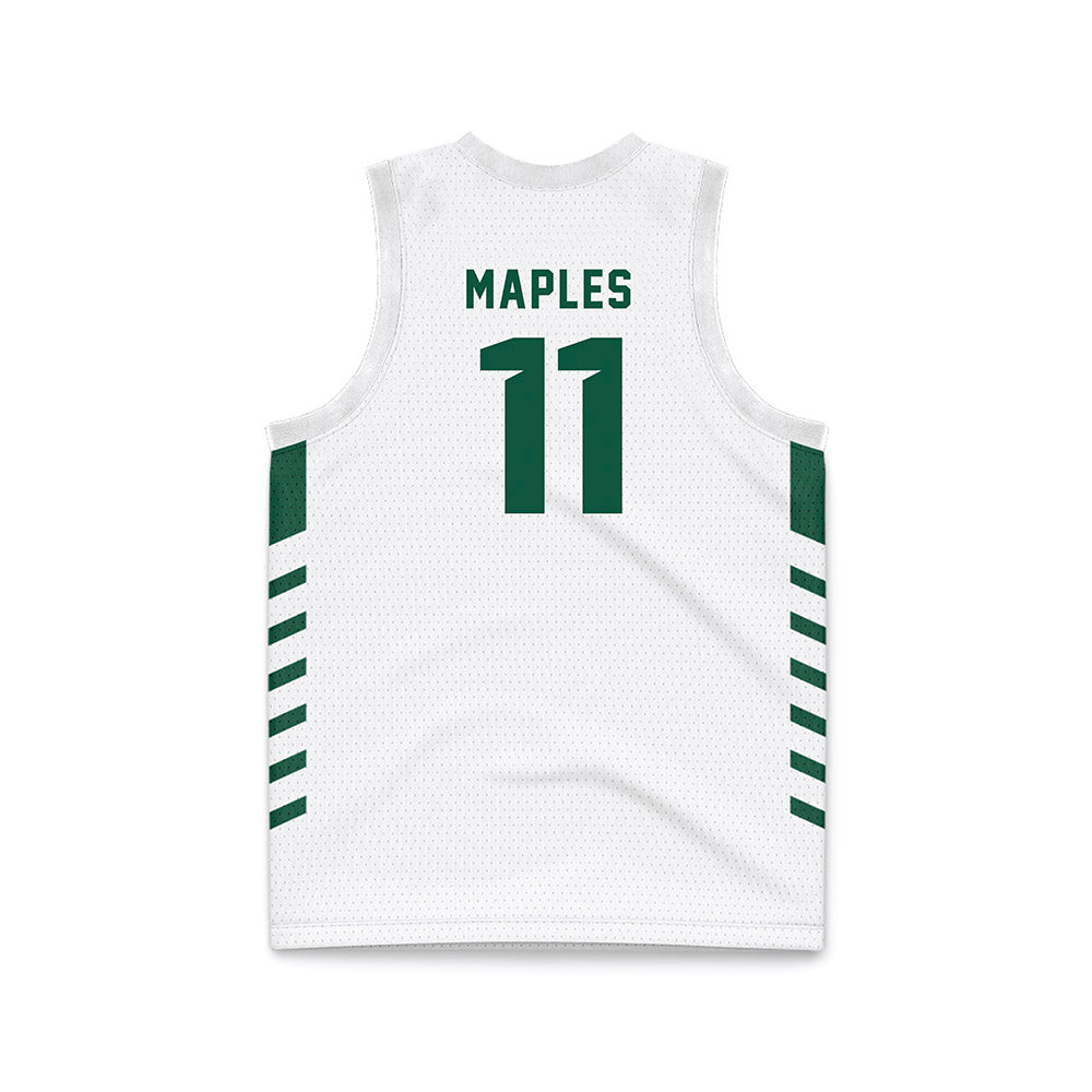 Cleveland State - NCAA Women's Basketball : Colbi Maples - White Retro Basketball Jersey-1