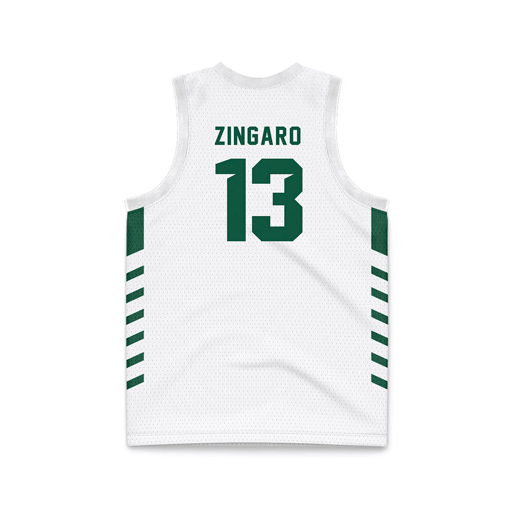 Cleveland State - NCAA Women's Basketball : Izabella Zingaro - White Retro Basketball Jersey-1
