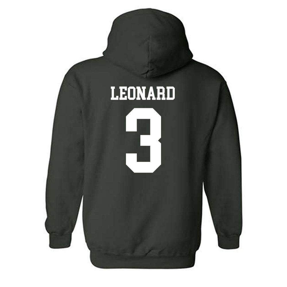 Cleveland State - NCAA Women's Basketball : Jada Leonard - Classic Shersey Hooded Sweatshirt-1