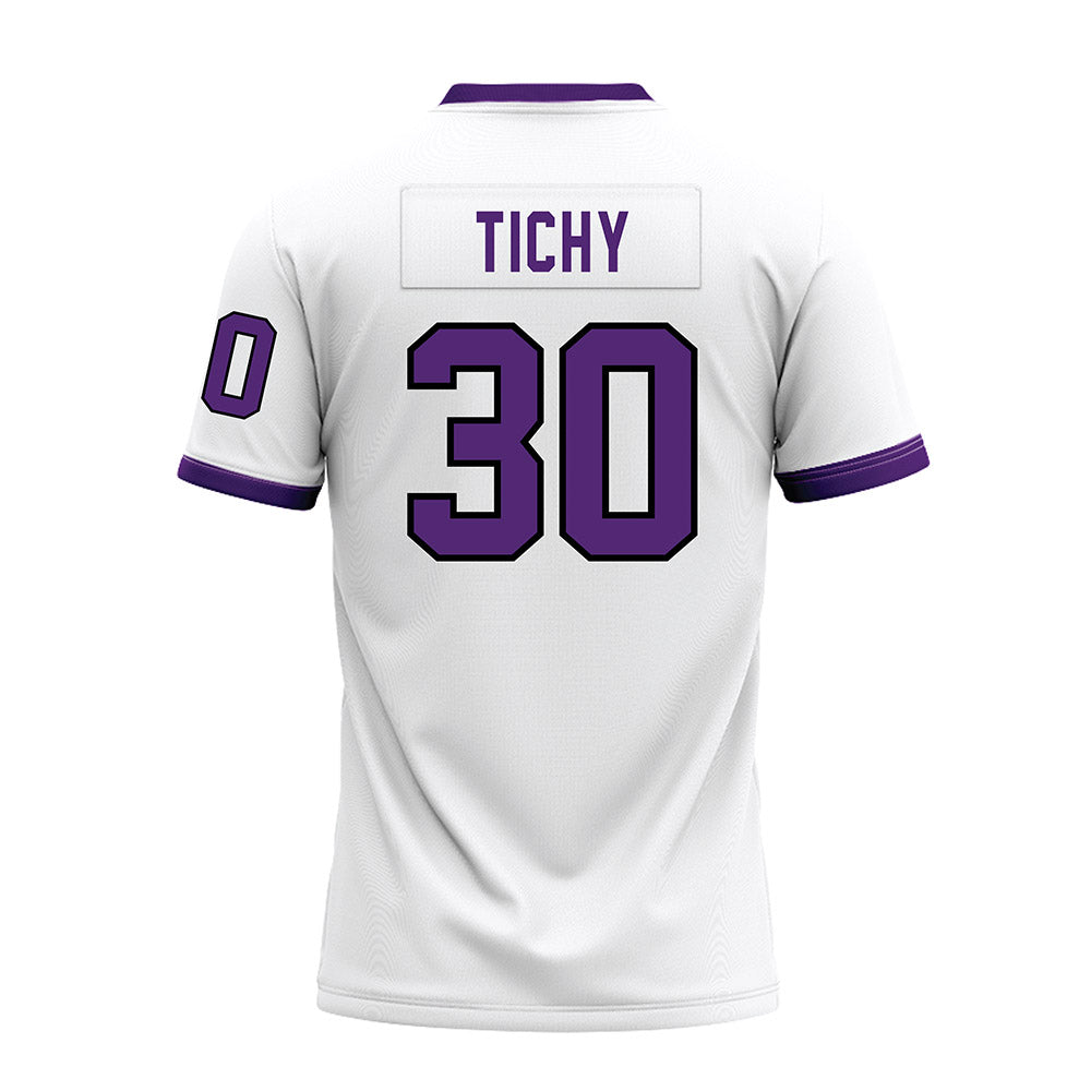 UST - NCAA Football : Nash Tichy - White Premium Football Jersey-1