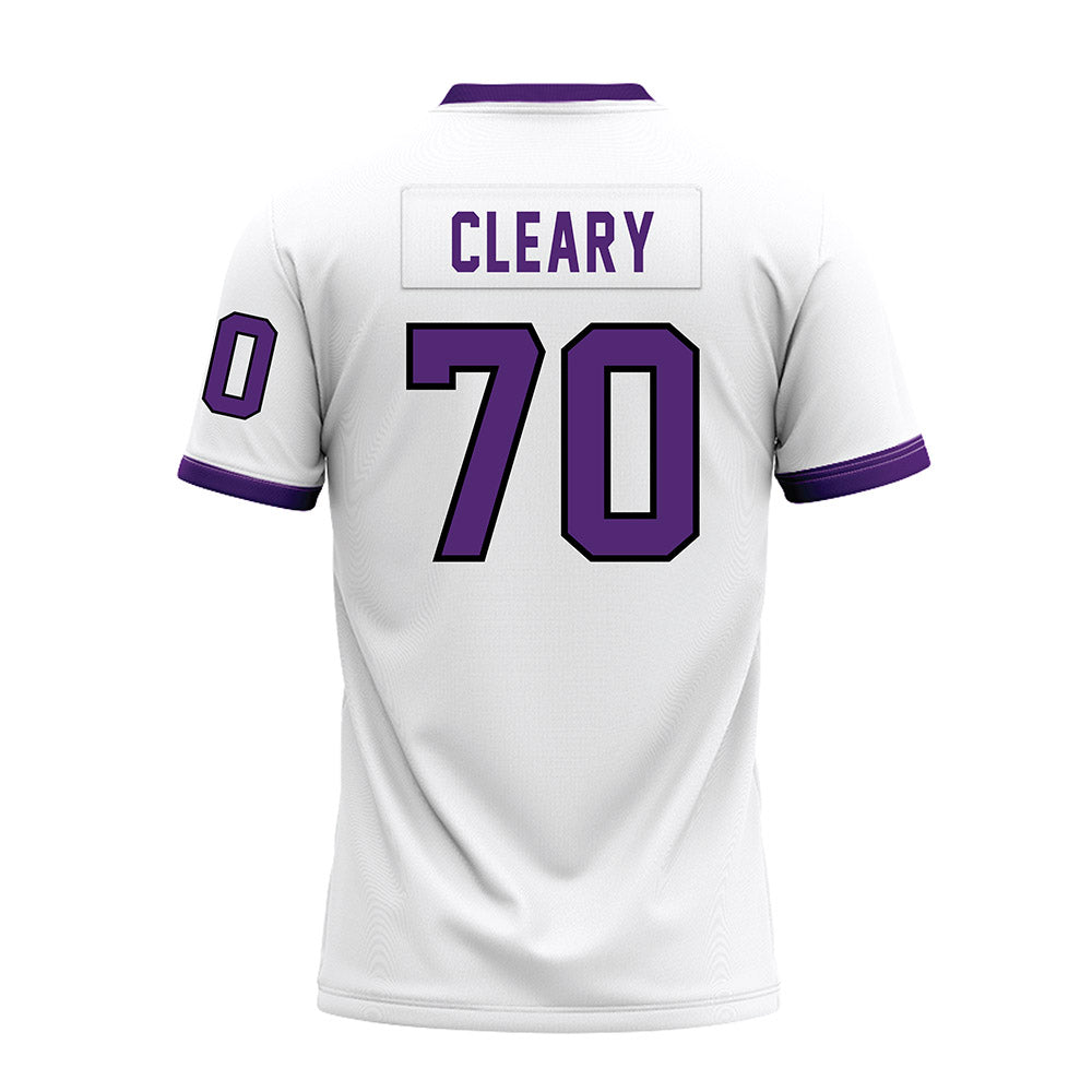 UST - NCAA Football : Hudson Cleary - White Premium Football Jersey-1
