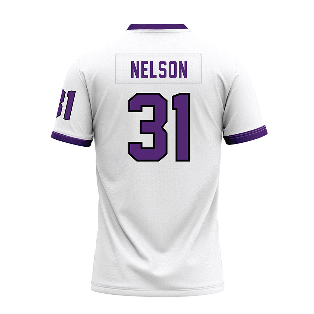 UST - NCAA Football : Caden Nelson - White Premium Football Jersey-1