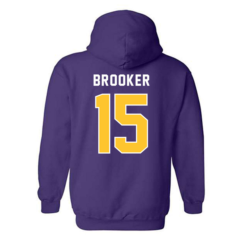 LSU - NCAA Women's Volleyball : Lauren Brooker - Classic Shersey Hooded Sweatshirt-1