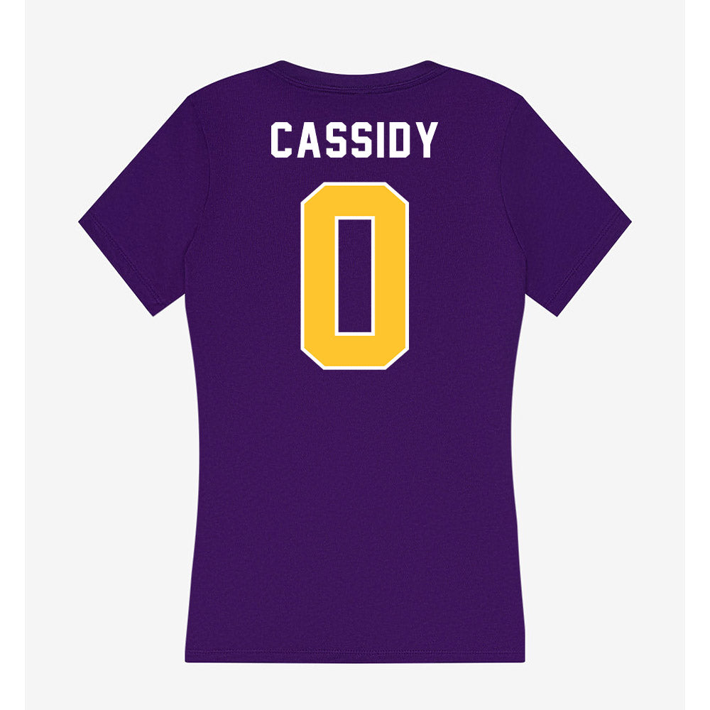 LSU - NCAA Women's Volleyball : Laurel Cassidy - Women's V-Neck T-Shirt-1