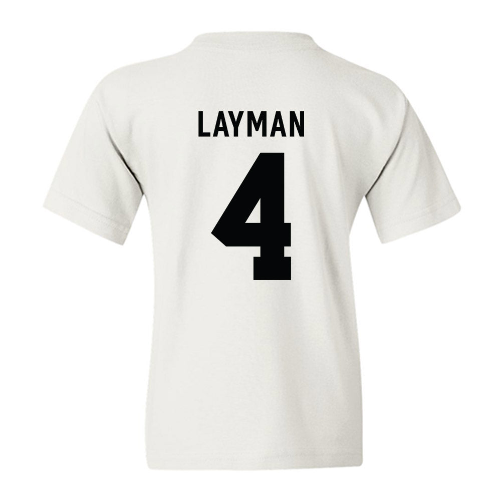 - NCAA Baseball : James Layman - Classic Shersey Youth T-Shirt-1