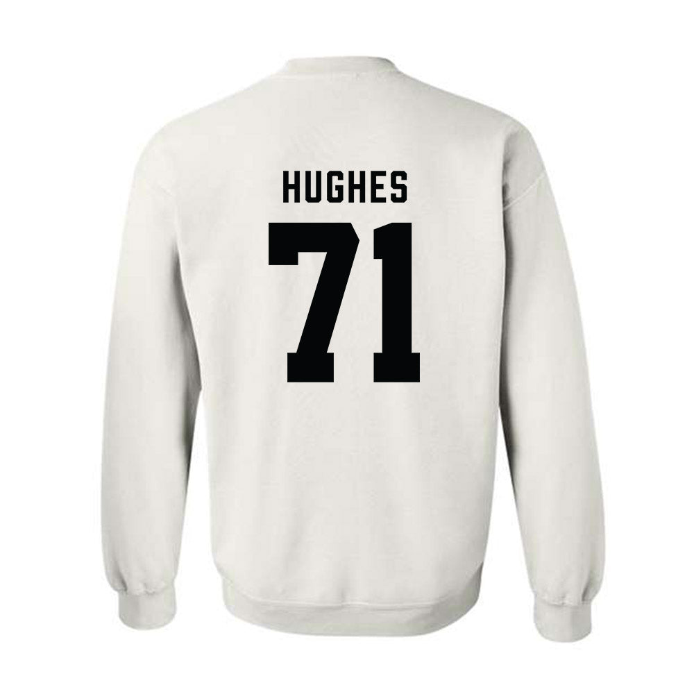 Wofford - NCAA Football : Quincy Hughes - Classic Shersey Crewneck Sweatshirt-1