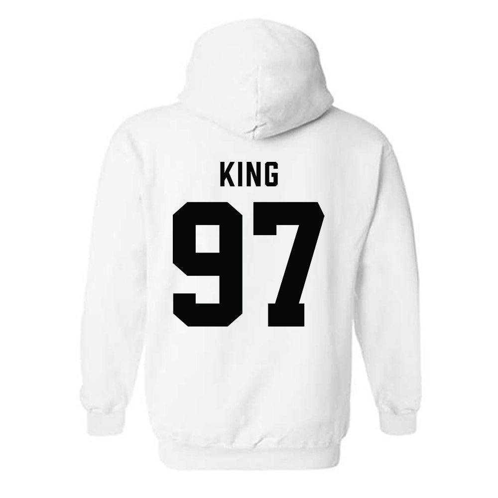 Wofford - NCAA Football : John King - Classic Shersey Hooded Sweatshirt-1