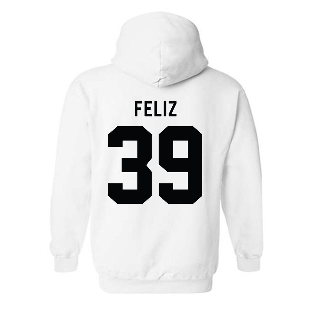 - NCAA Baseball : Raul Feliz - Classic Shersey Hooded Sweatshirt-1