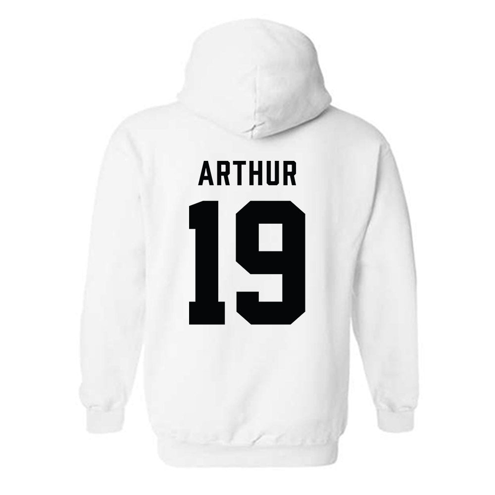 Wofford - NCAA Football : Mark Arthur - Classic Shersey Hooded Sweatshirt-1