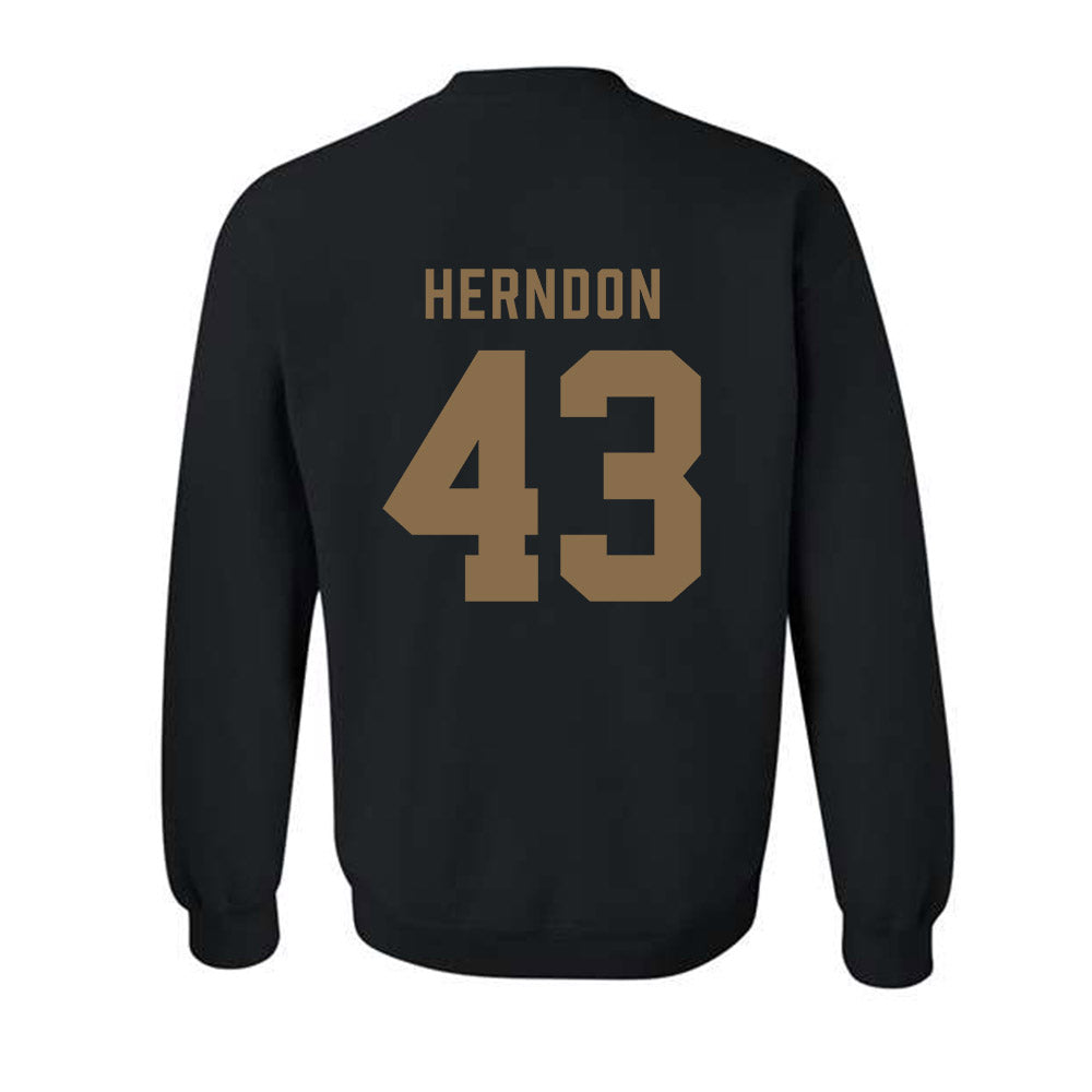 - NCAA Baseball : Hunter Herndon - Classic Shersey Crewneck Sweatshirt-1
