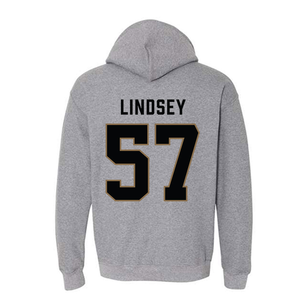 Wofford - NCAA Football : Von Lindsey - Classic Shersey Hooded Sweatshirt-1