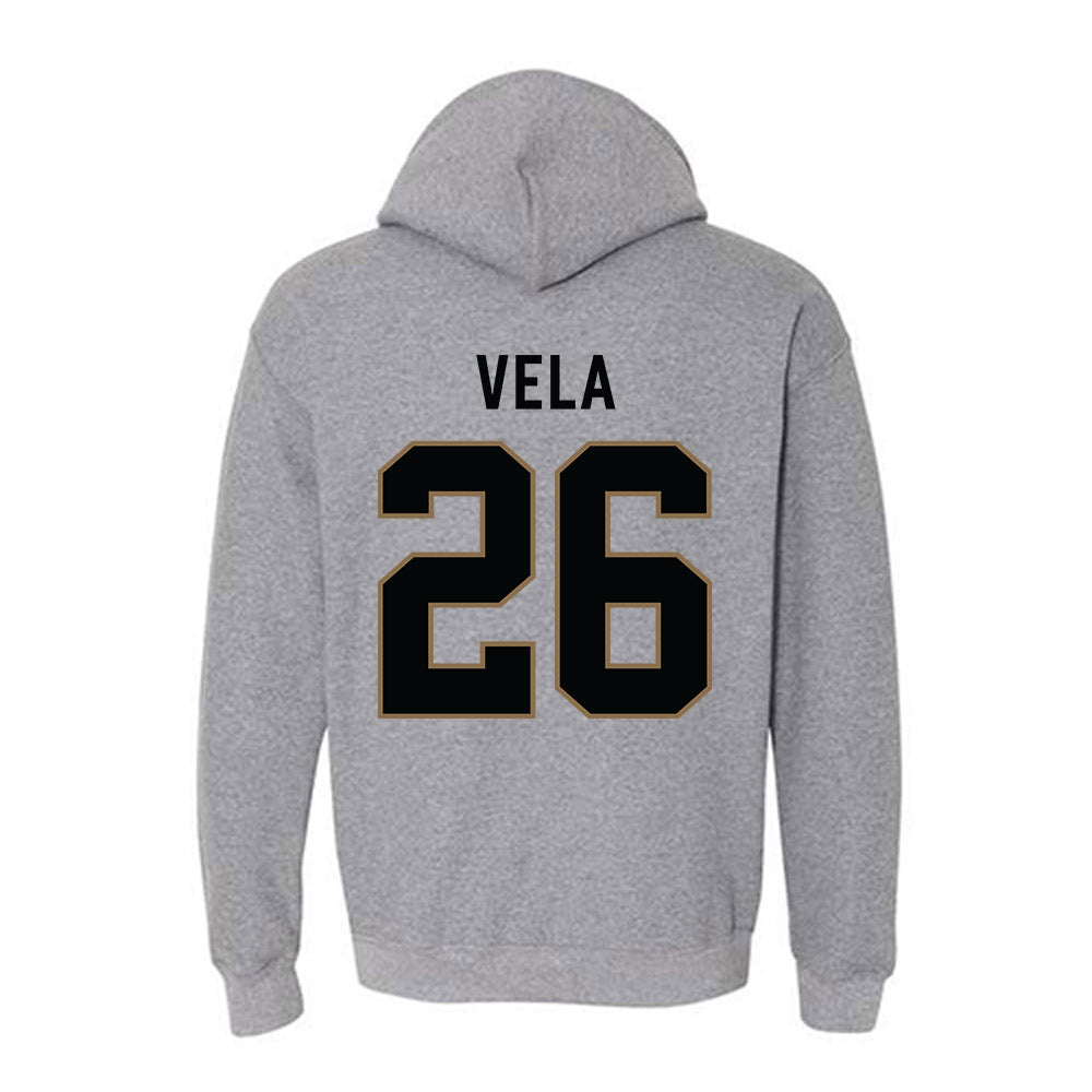 Wofford - NCAA Men's Soccer : Paolo Vela - Classic Shersey Hooded Sweatshirt-1