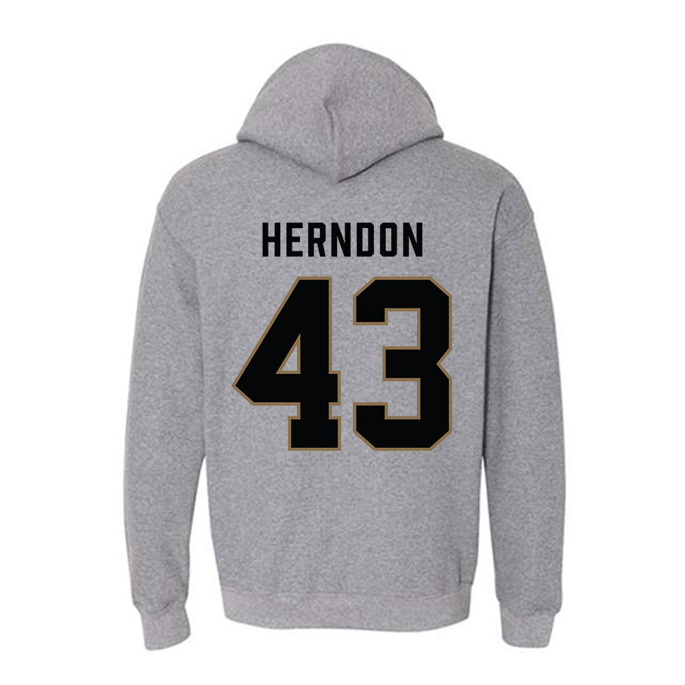 - NCAA Baseball : Hunter Herndon - Classic Shersey Hooded Sweatshirt-1