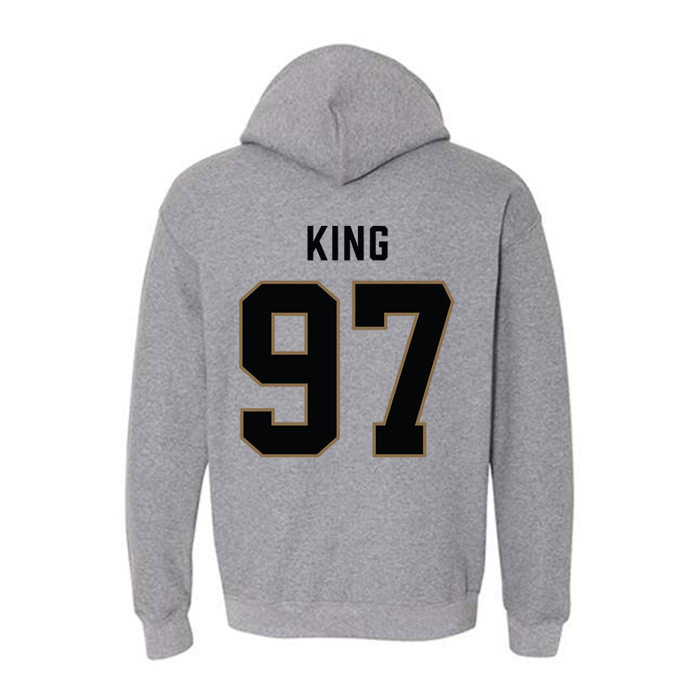 Wofford - NCAA Football : John King - Classic Shersey Hooded Sweatshirt-1