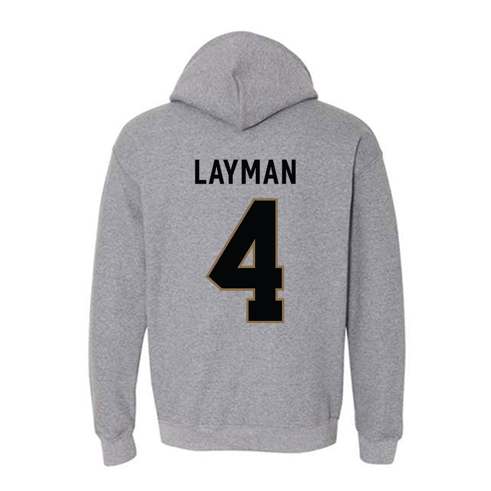 - NCAA Baseball : James Layman - Classic Shersey Hooded Sweatshirt-1