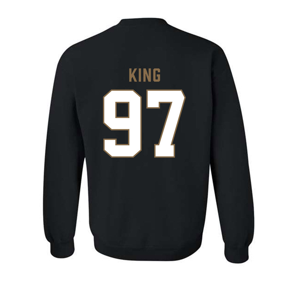 Wofford - NCAA Football : John King - Classic Shersey Crewneck Sweatshirt-1