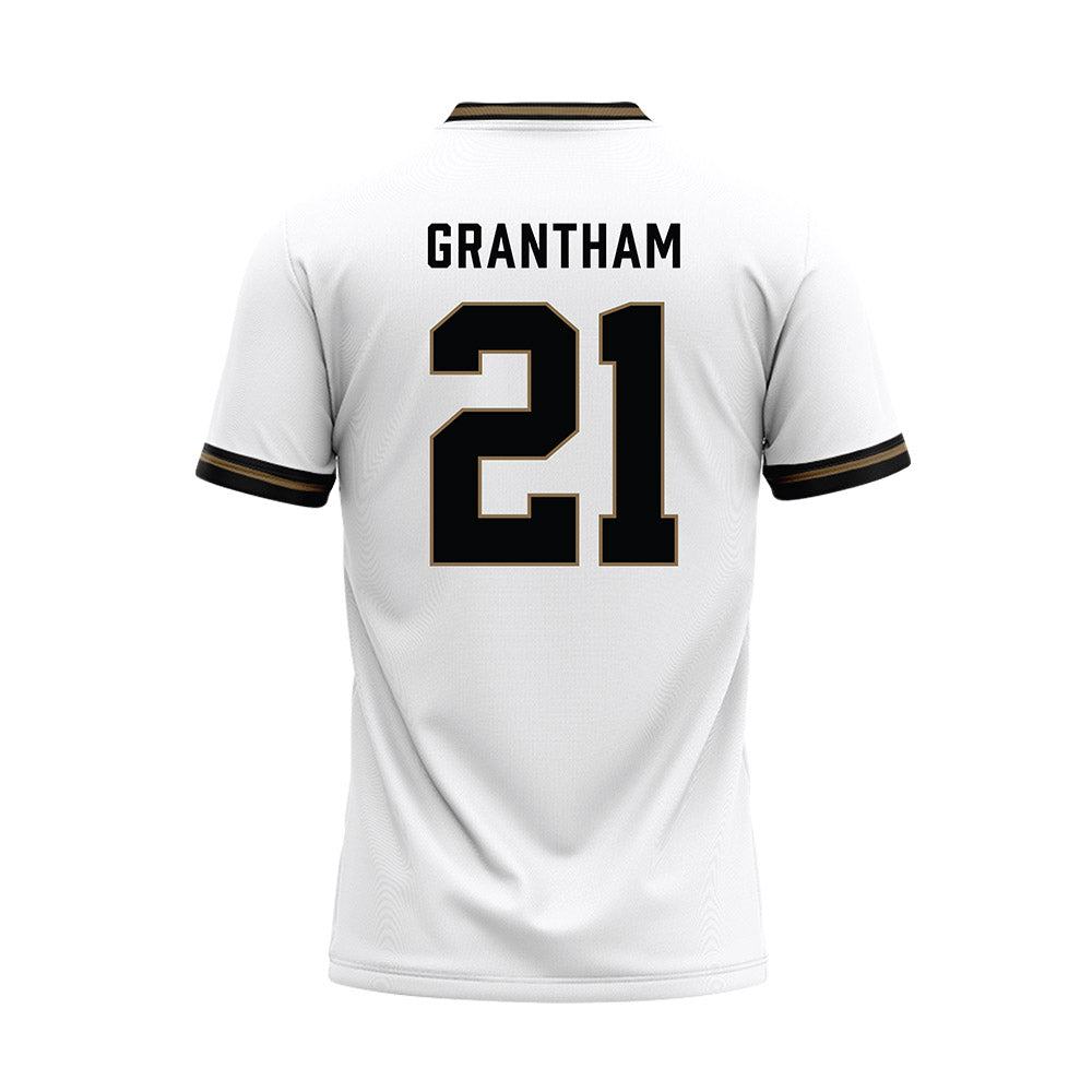 Wofford - NCAA Baseball : Lucas Grantham - White Baseball Jersey-1