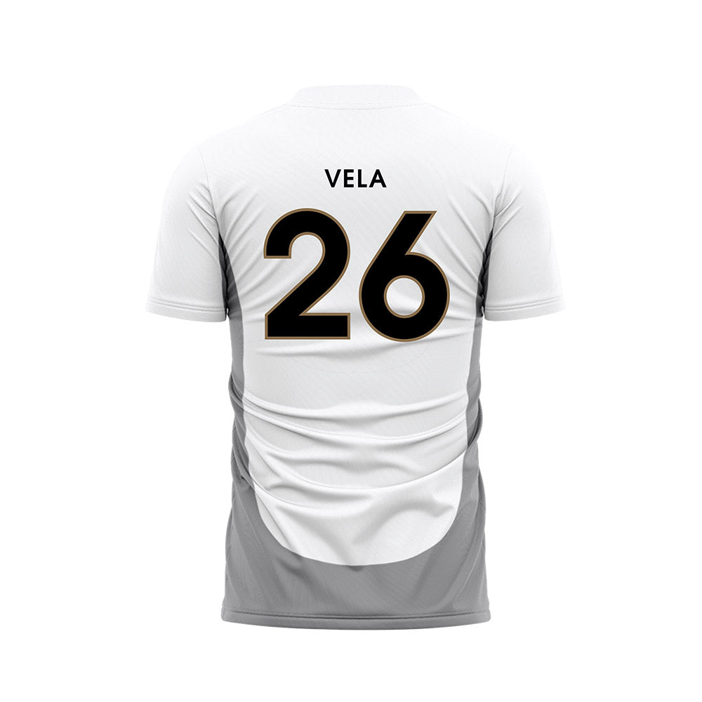 Wofford - NCAA Men's Soccer : Paolo Vela - White Soccer Jersey-1