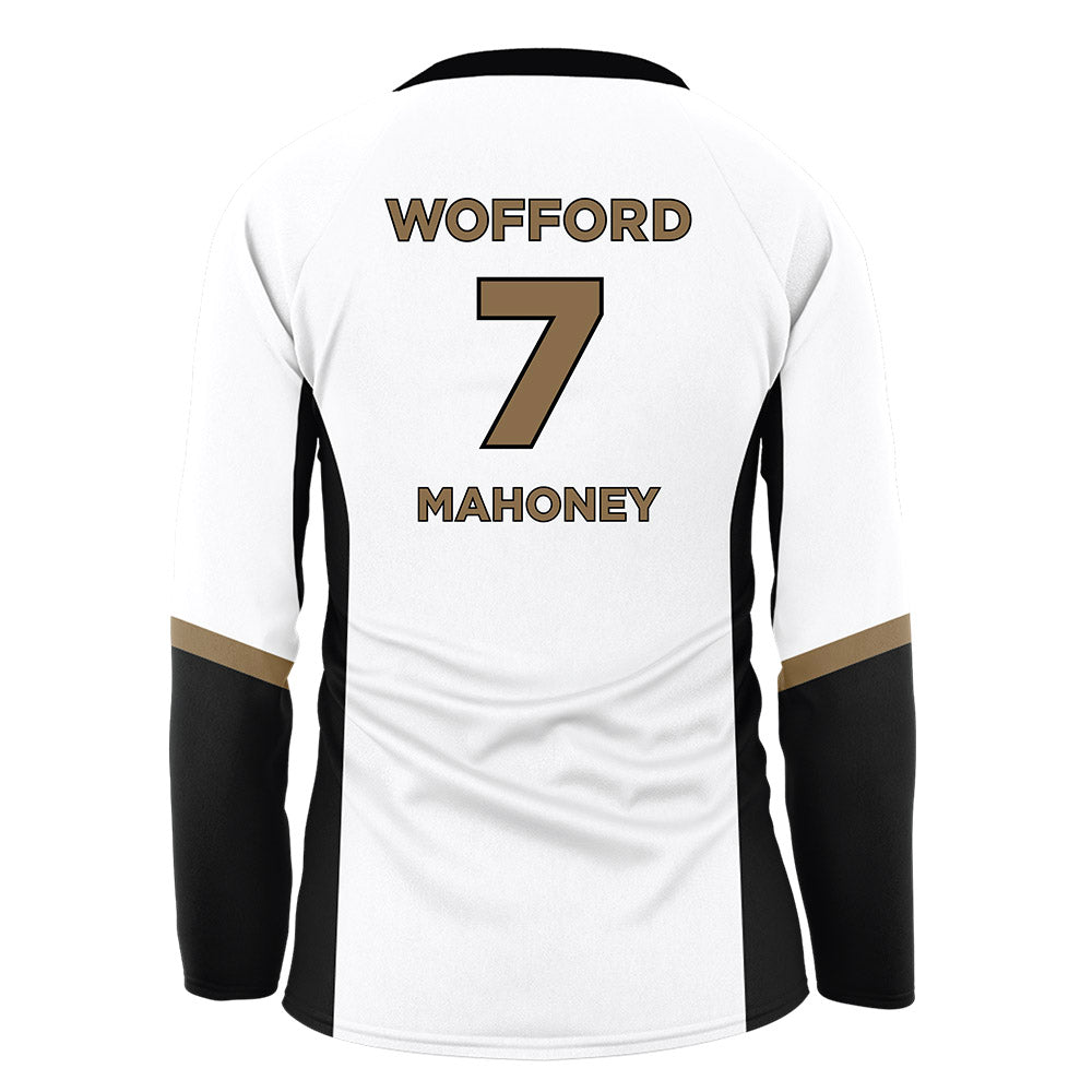 Wofford - NCAA Women's Volleyball : Bri Mahoney - White Volleyball Jersey-1