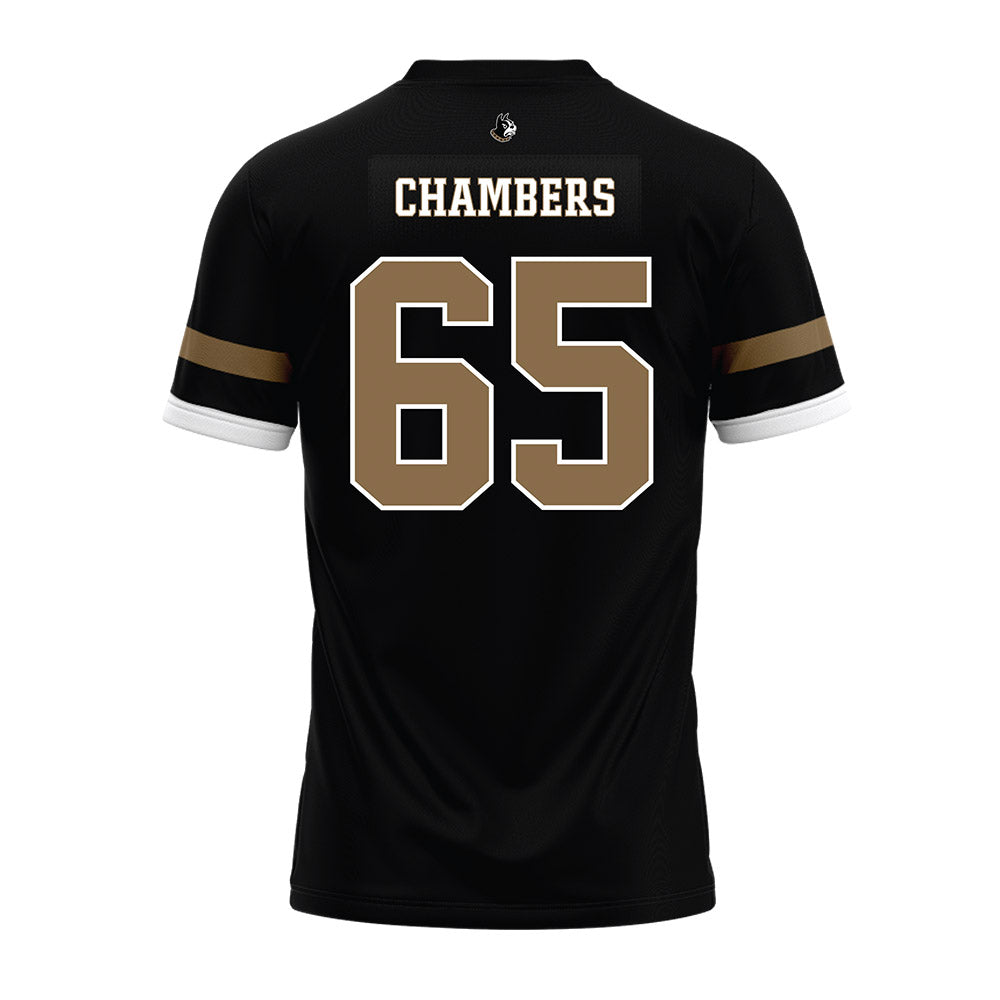 Wofford - NCAA Football : Kendrell Chambers - Black Premium Football Jersey-1