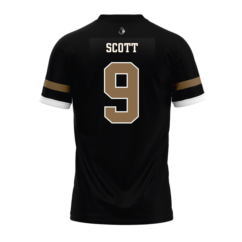 Wofford - NCAA Football : Isaiah Scott - Black Premium Football Jersey-1