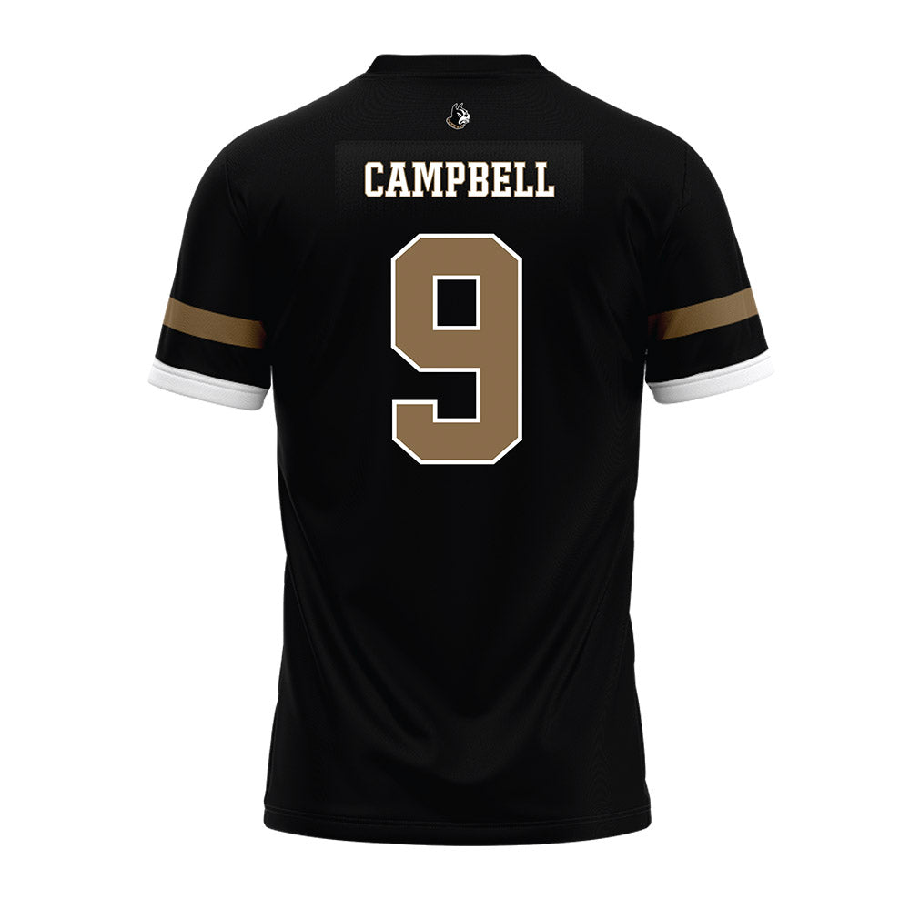 Wofford - NCAA Football : Eli Campbell - Black Premium Football Jersey-1