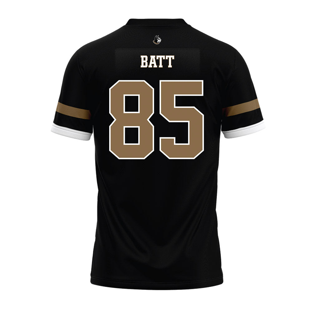 Wofford - NCAA Football : Gavin Batt - Black Premium Football Jersey-1