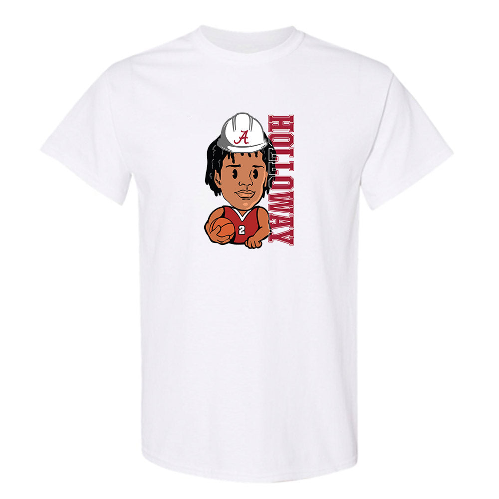 Alabama - NCAA Men's Basketball : Aden Holloway - T-Shirt-0