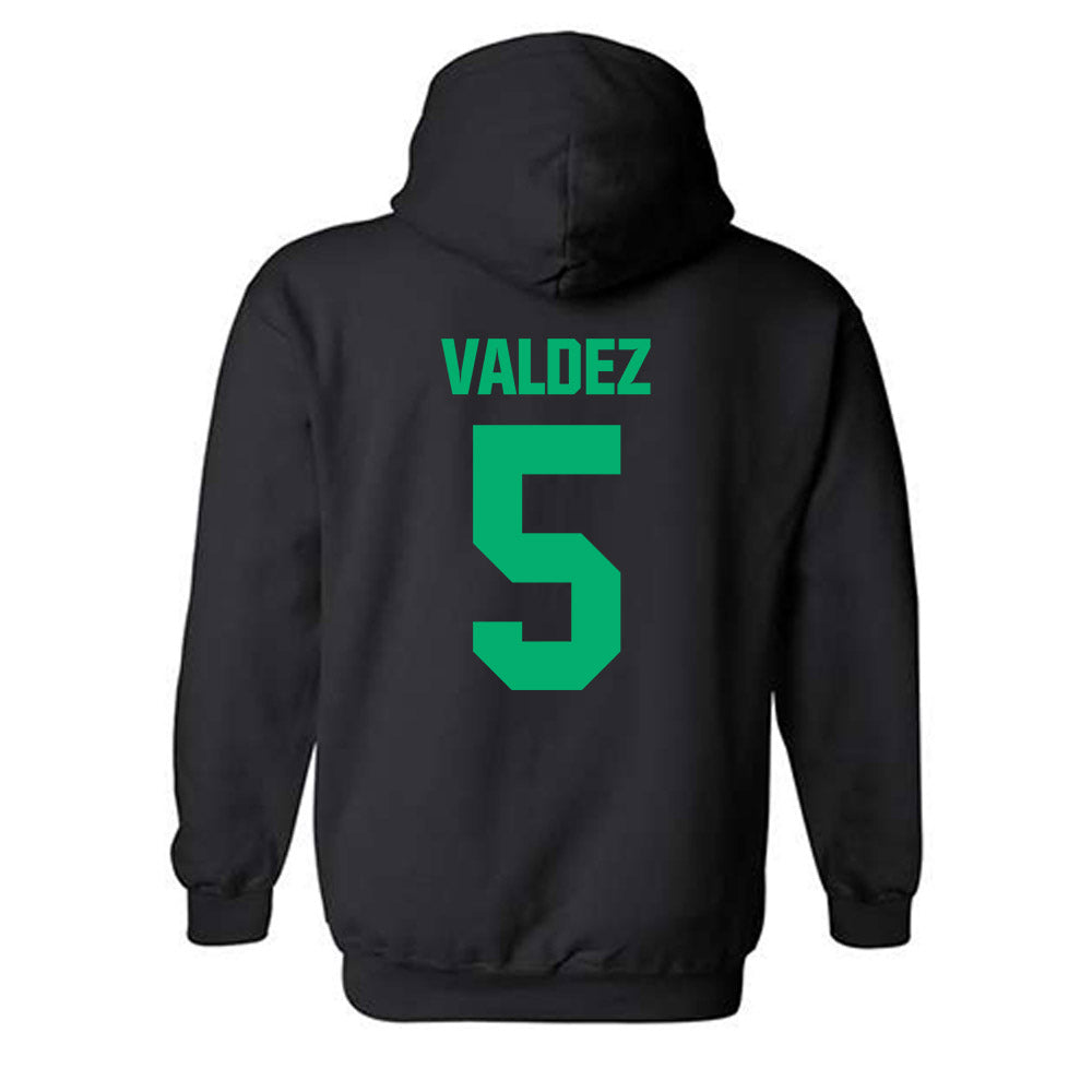 UAM - NCAA Men's Basketball : Gianssen Valdez - Classic Shersey Hooded Sweatshirt-1