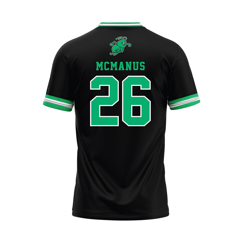 UAM - NCAA Baseball : Nathan McManus - Black Baseball Jersey-1