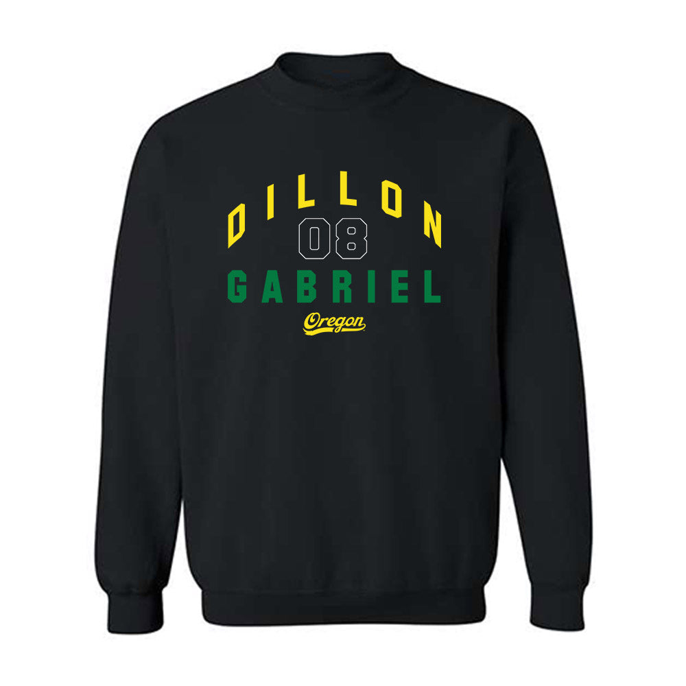 Oregon - NCAA Football : Dillon Gabriel - Classic Shersey Crewneck Sweatshirt-0