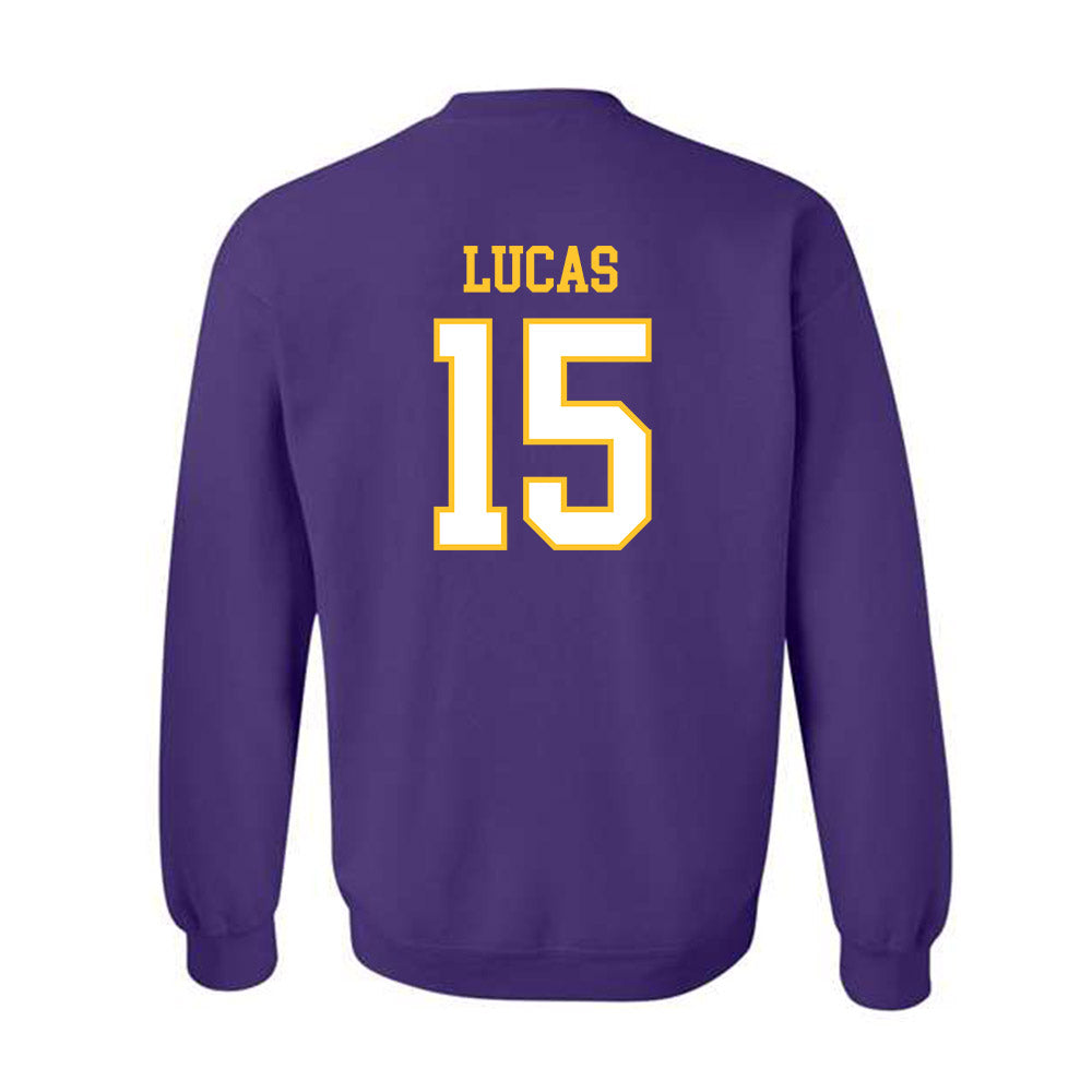 LSUS - NCAA Baseball : Brock Lucas - Crewneck Sweatshirt-1