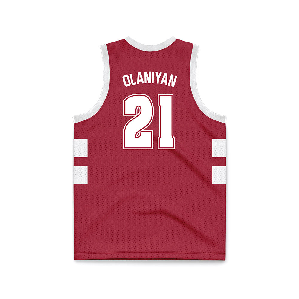 Alabama - Men's Basketball Alumni : Bola Ahmed Olaniyan - Basketball Jersey-1