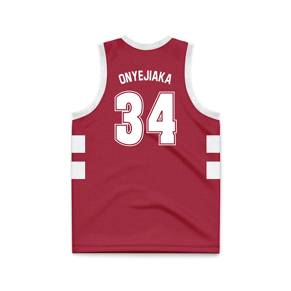 Alabama - NCAA Men's Basketball : Collins Onyejiaka - Basketball Jersey-1