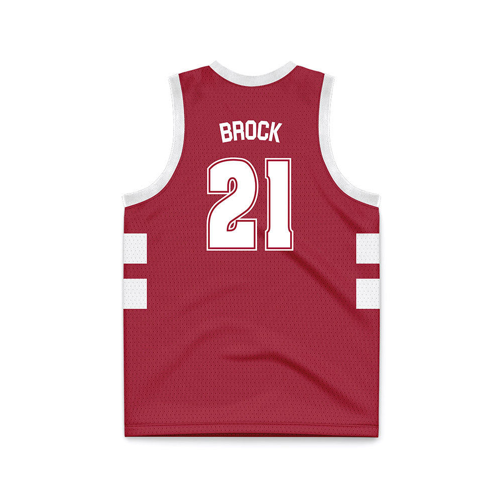 Alabama - Men's Basketball Alumni : Evan Brock - Basketball Jersey-1
