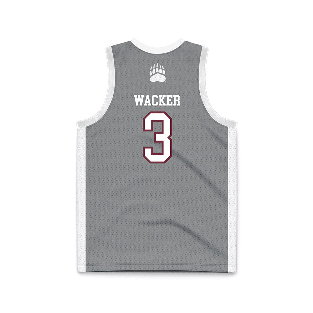 Montana - NCAA Women's Basketball : Draya Wacker - Grey Basketball Jersey-1
