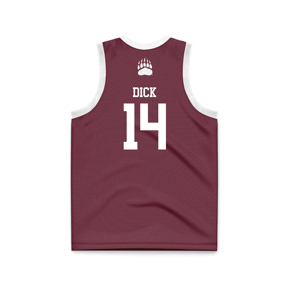 Montana - NCAA Women's Basketball : Lauren Dick - Maroon Basketball Jersey-1