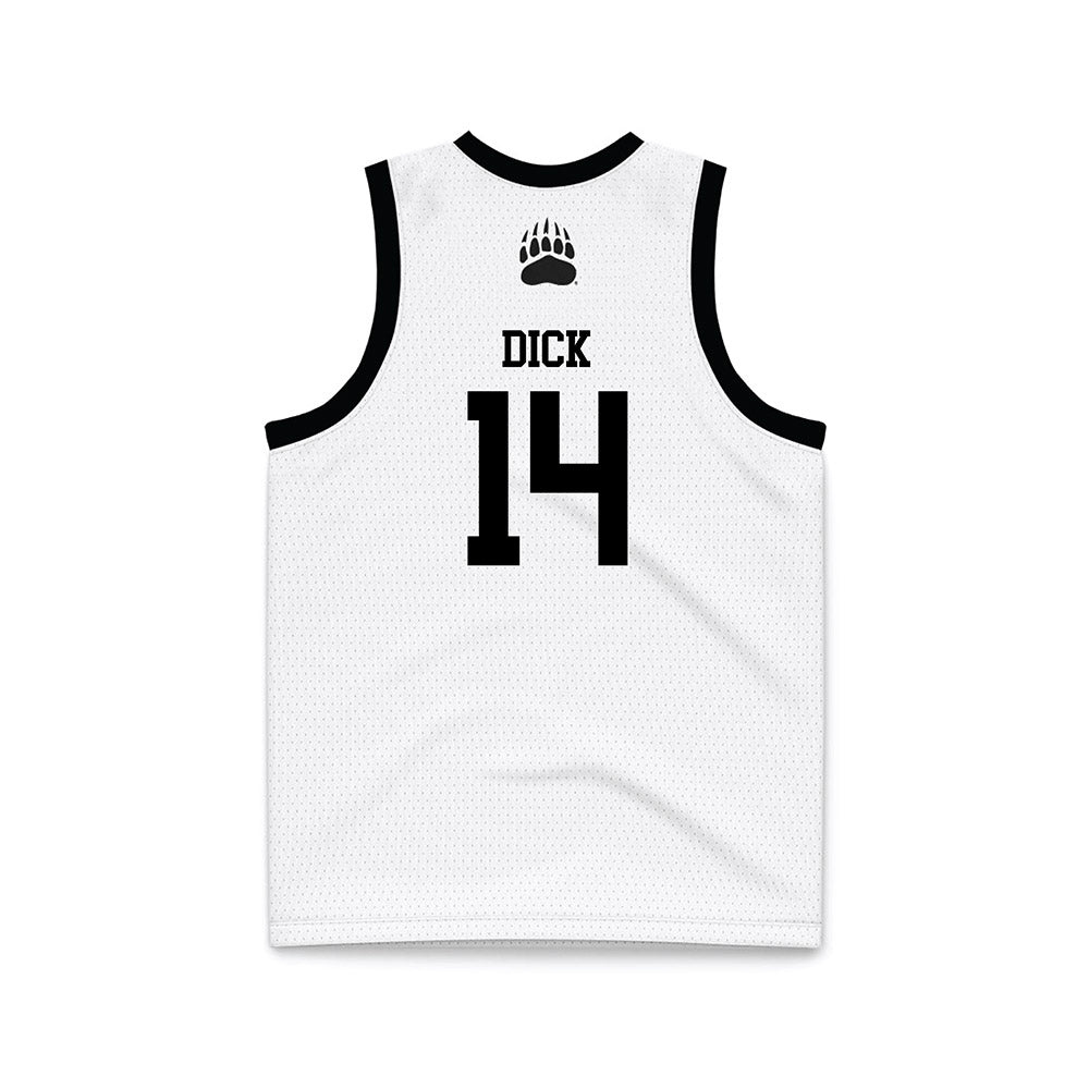 Montana - NCAA Women's Basketball : Lauren Dick - White Basketball Jersey-1