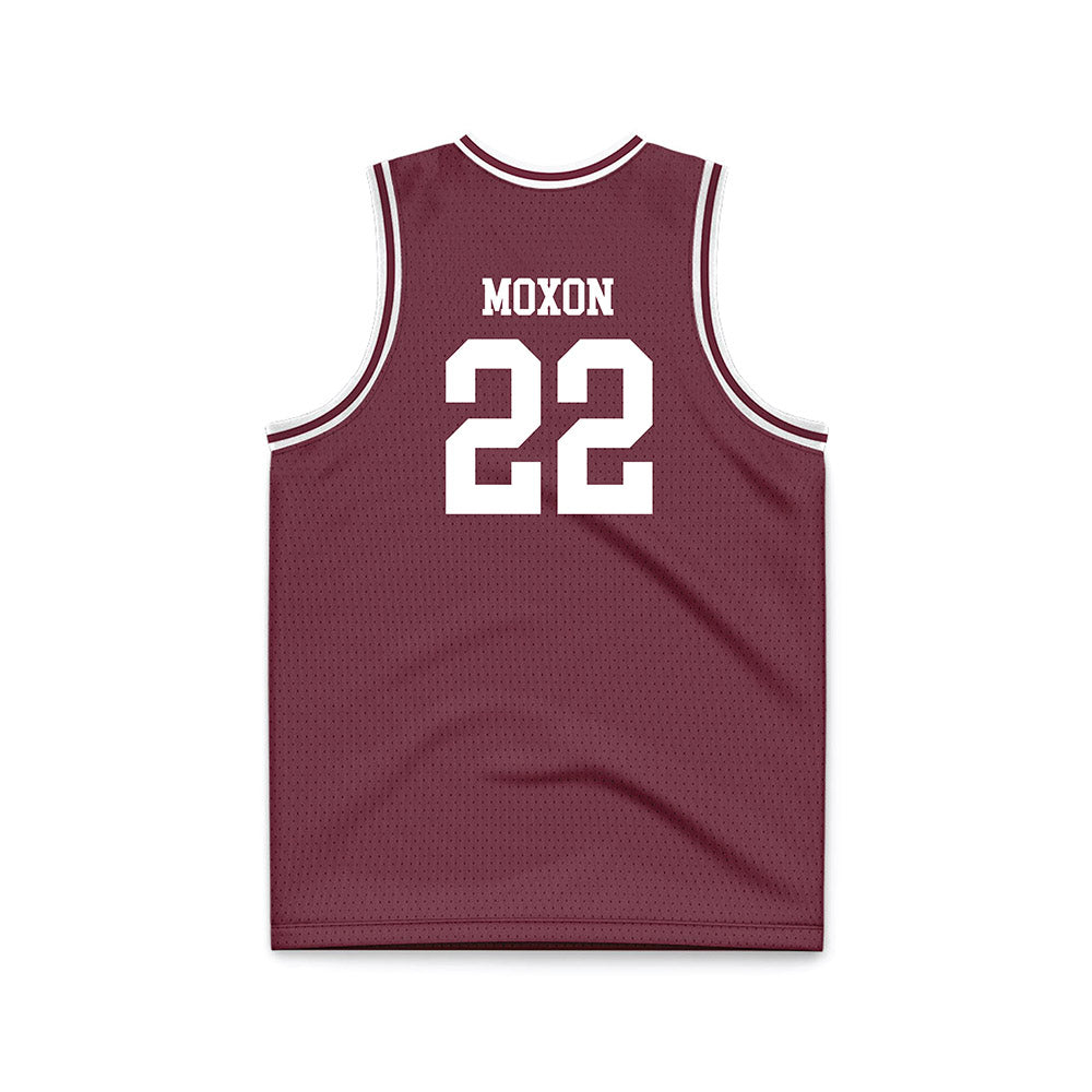 Montana - NCAA Men's Basketball : Luke Moxon - Maroon Basketball Jersey-1
