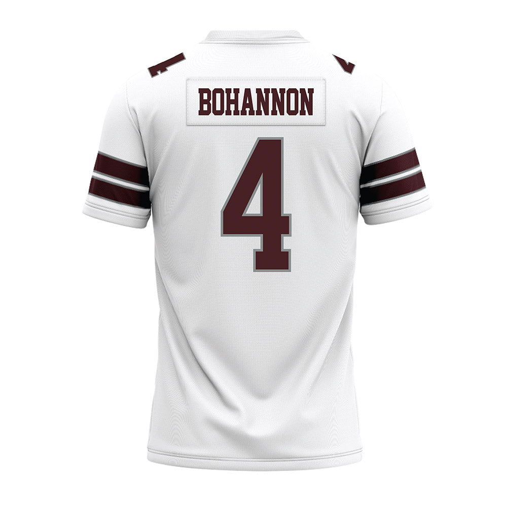 Montana - NCAA Football : Blake Bohannon - White Premium Football Jersey-1